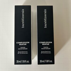 bareMinerals Complexion Rescue Tinted Moisturizer SPF 30 BAMBOO 5.5 NIB Set of 2